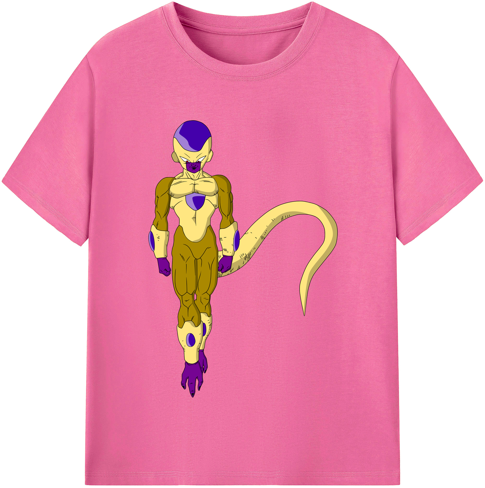 （画像用） ドラゴンボール フリーザ DRAGON BALL Frieza レディースカジュアルプリントTシャツ（綿100％）